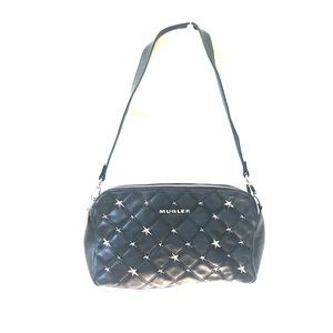 Thierry Mugler Black Leather Handbag